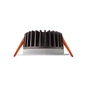  LED Loftindbygningslampe COB 95 rund, 13W, strøm konstant, 34,8V DC, 350mA, 3000K, hvid