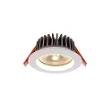 LED Loftindbygningslampe COB 95 rund, 13W, strøm konstant, 34,8V DC, 350mA, 3000K, hvid