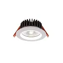LED Loftindbygningslampe COB 95 rund, 13W, strøm konstant, 34,8V DC, 350mA, 4000K, hvid