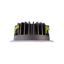 LED Loftindbygningslampe COB 170 rund, 25W, strøm konstant, 35V DC, 700mA, 3000K, hvid