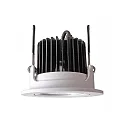 LED Loftindbygningslampe COB 68 CCT, 8W, 24V, 65°, 250cm-6500K, IP20, hvid