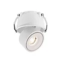 Deko-Light LED Loftindbygningslampe UNI II, 33-34V DC, strøm konstant, 12W 3000K 1035lm 35°, dæmpbar, hvid