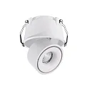 Deko-Light Deko-Light LED Loftindbygningslampe UNI II, 33-34V DC, strøm konstant, 12W 3000K 1035lm 35°, dæmpbar, hvid