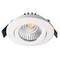 Deko-Light Indbygget spotlys DIONE IP20 DTW 930-918 svingbar, Dim-To-Warm, kablet gennem IP20, hvid dæmpbar