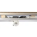 Deko-Light recessed spotlight DIONE IP44 DIM 830 swivelling, wired through IP44, brushed nickel dimmable