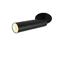 Deko-Light Indbygnings loftlampe SLIM cylindrisk, justerbar, UGR < 19 IP20, kulsort dæmpbar