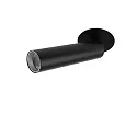 Deko-Light Indbygnings loftlampe SLIM cylindrisk, justerbar, UGR < 19 IP20, kulsort dæmpbar
