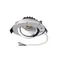 recessed spotlight DIONE IP44 RGB+3000K swivelling, RGBW, excl. LED driver IP44, chrome dimmable