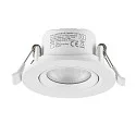 Indbygget spotlys SURTUR TILT 68 CCT svingbar, CCT Switch IP20/IP44, hvid dæmpbar