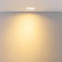 Indbygget spotlys SURTUR TILT 68 CCT svingbar, CCT Switch IP20/IP44, hvid dæmpbar