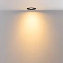 Deko-Light Indbygget spotlys SURTUR TILT 68 CCT svingbar, CCT Switch IP20/IP44, sort dæmpbar