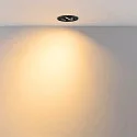 Deko-Light Indbygget spotlys SURTUR TILT 68 CCT svingbar, CCT Switch IP20/IP44, sort dæmpbar