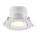 Indbygget spotlys SURTUR TILT 83 CCT svingbar, CCT Switch IP20/IP44, hvid dæmpbar
