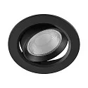 Deko-Light Indbygget spotlys SURTUR TILT 83 CCT svingbar, CCT Switch IP20/IP44, sort dæmpbar