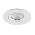 Indbygget spotlys SURTUR TILT 68 DTW svingbar, Dim-To-Warm IP20/IP44, hvid dæmpbar