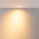 Indbygget spotlys SURTUR TILT 83 DTW svingbar, Dim-To-Warm IP20/IP44, hvid dæmpbar
