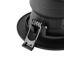Deko-Light Indbygget spotlys SURTUR TILT 83 DTW svingbar, Dim-To-Warm IP20/IP44, sort dæmpbar