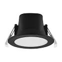 Downlight ACRUX PRO 68 stiv, CCT Switch, UGR < 19 IP20/ IP54, blank, sort dæmpbar