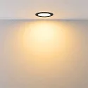 Deko-Light Downlight ACRUX PRO 68 stiv, CCT Switch, UGR < 19 IP20/ IP54, blank, sort dæmpbar