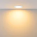 downlight ACRUX PRO 82 rigid, CCT Switch, UGR < 19 IP20/ IP54, glossy, white dimmable