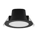 Downlight ACRUX PRO 82 stiv, CCT Switch, UGR < 19 IP20/ IP54, blank, sort dæmpbar