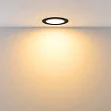 Deko-Light Downlight ACRUX PRO 82 stiv, CCT Switch, UGR < 19 IP20/ IP54, blank, sort dæmpbar