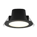 Deko-Light Downlight ACRUX PRO 82 stiv, CCT Switch, UGR < 19 IP20/ IP54, blank, sort dæmpbar