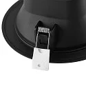 Deko-Light Downlight ACRUX PRO 120 stiv, CCT Switch, UGR < 19, multipower IP20/ IP54, blank, sort dæmpbar