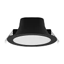 Downlight ACRUX PRO 145 stiv, CCT Switch, UGR < 19, multipower IP20/ IP54, blank, sort dæmpbar