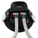 Deko-Light Downlight ACRUX PRO 145 stiv, CCT Switch, UGR < 19, multipower IP20/ IP54, blank, sort dæmpbar