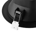 Deko-Light Downlight ACRUX PRO 145 stiv, CCT Switch, UGR < 19, multipower IP20/ IP54, blank, sort dæmpbar