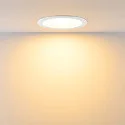 Downlight ACRUX PRO 190 stiv, CCT Switch, UGR < 19, multipower IP20/ IP54, blank, hvid dæmpbar