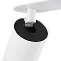 Deko-Light recessed spotlight CAN TILT ROUND DOUBLE 2 flames, round, cardanic swivelling GU10 IP20, white