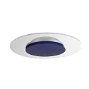 LED Ceiling luminaire ZANIAH 29, 12W, 3000K, IP20, dimmable, blue