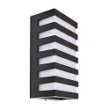 Udendørs wall luminaire GRUMIUM SQUARE CCT III firkantet, CCT Switch, omskiftelig IP54, mørkegrå 