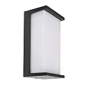 Udendørs wall luminaire GRUMIUM SQUARE CCT V firkantet, CCT Switch, omskiftelig IP54, mørkegrå 