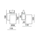 Deko-Light Deko-Light LED 3-faset Downlight NIHAL, 30W 4000K 2860lm 33°, dæmpbar, sort