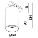 Deko-Light 3-phase spot cAN, 220-240V AC / 50-60Hz, GU10 LED max. 7.5W, rotatable and pivotable, white