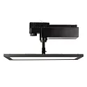 Deko-Light 3-faset spot PANEL TRACK LIGHT IP20, mælkeagtig, kulsort