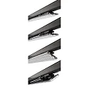 Deko-Light 3-faset lampe LINEAR PRO TILT IP20, trafik sort 