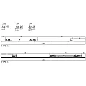 3-phase luminaire LINEAR PRO TILT DALI controllable IP20, traffic white dimmable
