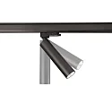 3-faset spot SLIM cylindrisk, justerbar, UGR < 19 IP20, kulsort dæmpbar