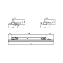 Deko-Light 3-phase luminaire LINEAR PRO FOLD rigid, switchable, multipower IP20, white 