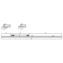 Deko-Light 3-faset lampe LINEAR PRO FOLD stiv, omskiftelig, multipower IP20, sort 