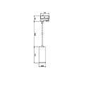 Deko-Light 3-faset pendul LUCEA DTW Dim-To-Warm IP20, hvid dæmpbar