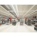 3-faset lampe LINEAR PRO 120 DALI styrbar, CCT Switch, multipower IP20, trafik hvid dæmpbar