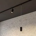 Deko-Light 3-faset pendul LUCEA 20 CCT DALI styrbar IP20, sort dæmpbar