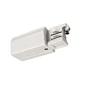 Tilbehør til 3-Faset skinnesystem D LINE - elektrisk feeder højre, 220-240V AC / 50-60Hz, hvid