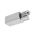 Tilbehør til 3-Faset skinnesystem D LINE - elektrisk feeder højre, 220-240V AC / 50-60Hz, grå
