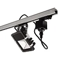 Accessories for 3-phase track system D LINE - mounting adapter for additional components, max. 10kg, black